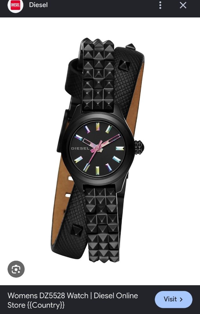 DIESEL WATCH (Category: Women's Watches) located in Quezon City. Submitted by dex.colletions (Listing ID 1460212214, Image 1). Description: inclusions box unit.