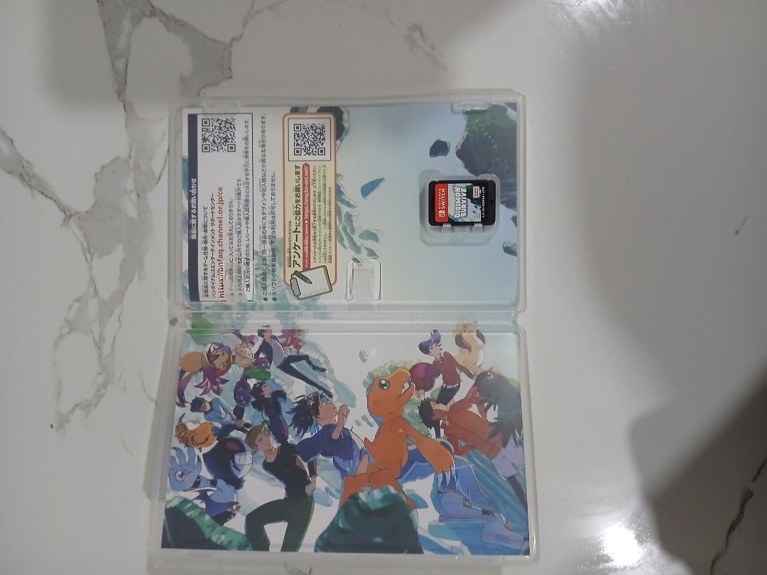 Digimon Survive Nintendo Switch Game (Category: Nintendo) located in Lipa City. Submitted by patrickzara.jpz (Listing ID 1460126935, Image 2). Description: - Digimon Survive for Nintendo Switch - Japanese version - Includes game cartridge and case - Features beautiful inner artwork - Ideal for Digimon and strategy RPG enthusiasts RFS: HARDLY BEING USED.