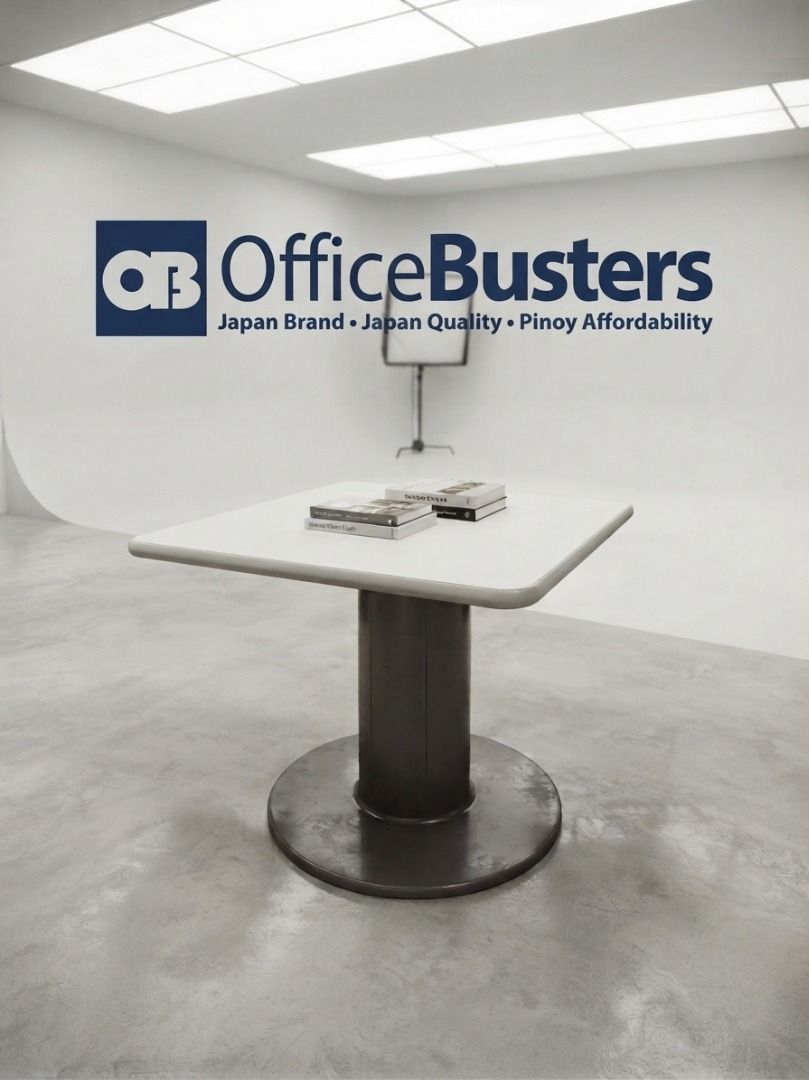 DINING TABLE (Category: Office Furniture & Fixtures) located in Valenzuela. Submitted by jesspesongco (Listing ID 1460173311, Image 1). Description: DINING TABLE BRAND: JAPAN SIZE: L90cm W90cm H70cm From: 4,000 Sale Price: 3,000 ✔️Compact square top maximizes space in small areas. ✔️Stable pedestal base ensures sturdy support and easy seating. ✔️Durable surface offers an easy-to-clean and versatile workspace. 📍 LOCATION: OFFICEBUSTERS BALINTAWAK