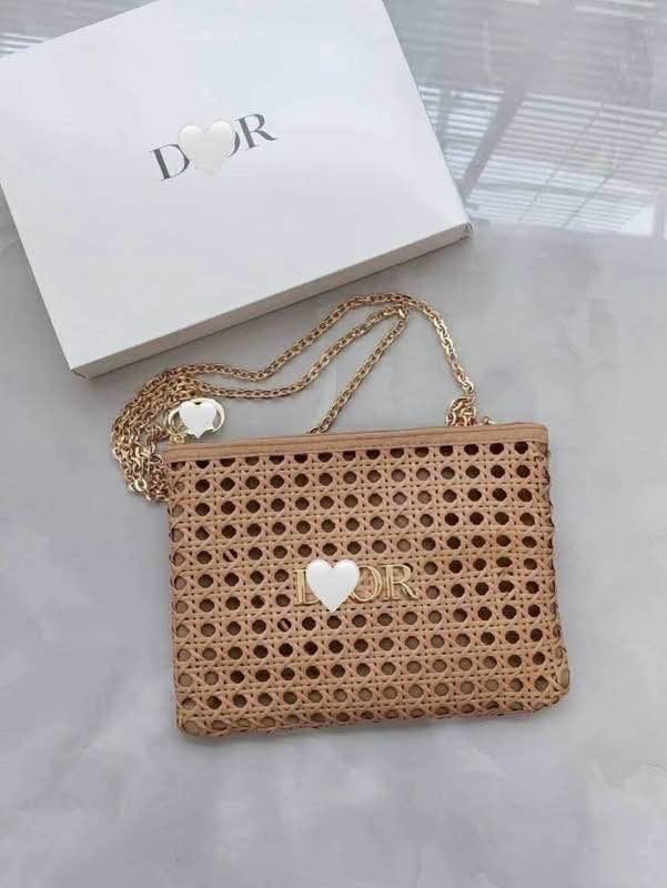 Dior Solar 2026 Wicker Pouch with sling (GWP) (Category: Sling Bags) located in Cabuyao City. Submitted by marifyyy (Listing ID 1460228991, Image 3). Description: Dior Solar 2026 Wicker Pouch with sling (GWP) brand new w/box w/sling 🌹Please do not compare complimentary items to full-sized, boutique products that usually retail for $1,000–$5,000 or more. 📍Cabuyao, Laguna 🚛 Shipment sched: Tue & Fri 🛻 Lalamove on nearby areas • Payment first • 