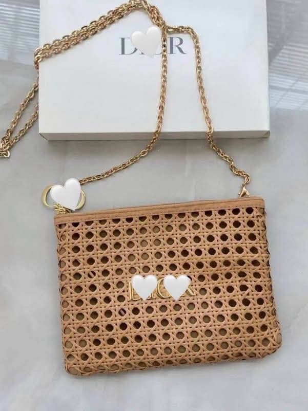 Dior Solar 2026 Wicker Pouch with sling (GWP) (Category: Sling Bags) located in Cabuyao City. Submitted by marifyyy (Listing ID 1460228991, Image 2). Description: Dior Solar 2026 Wicker Pouch with sling (GWP) brand new w/box w/sling 🌹Please do not compare complimentary items to full-sized, boutique products that usually retail for $1,000–$5,000 or more. 📍Cabuyao, Laguna 🚛 Shipment sched: Tue & Fri 🛻 Lalamove on nearby areas • Payment first • 