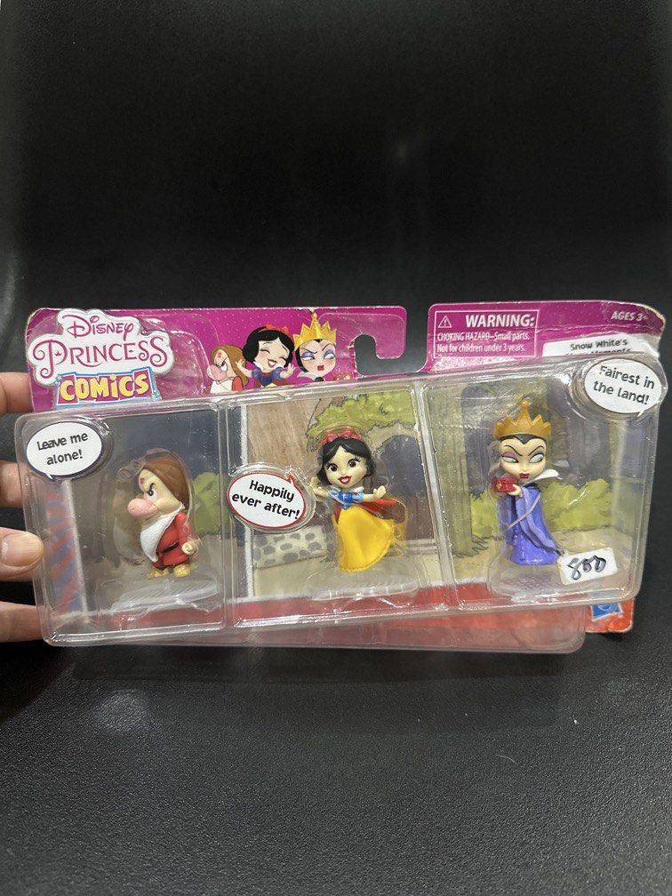 Disney Princess (COMICS) hasbro (Category: Figurines & Statues) located in Manila. Submitted by krystalchewey_ (Listing ID 1460262423, Image 1). Description: Bnew Actual Photo Posted 800php Hasbro Comics Collectibles.