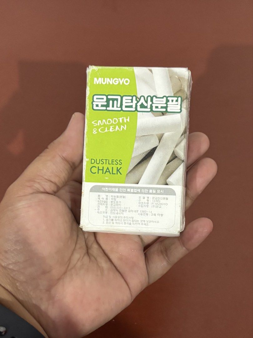 Dustless Chalk (Category: Stationery & School Supplies) located in Cavite. Submitted by nanangonlineshop (Listing ID 1460227330, Image 2). Description: 📌 Dustless Chalk 🏷️ P25 ⚠️ POLICY: ❌ NO COD ✅ AS IS, WHERE IS ✅ FIRST PAY BASIS ✅ MINE NOW, PAY NOW ✅ 3-DAYS HOLD ONLY. UNPAID RESERVATIONS ARE VOIDED. 📍 Location: Cavite 👉 WE SHIP NATIONWIDE (LUZON, VISAYAS & MINDANAO) ✅ MOP: Bank Transfer (BPI) & GCash ✅ Shipping Courier: J&T Express Philipp