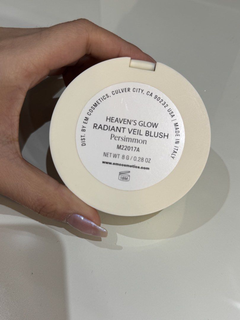 EM COSMETICS HEAVENS GLOW BLUSH IN PERSIMMON (Category: Makeup) located in Quezon City. Submitted by declutteringella (Listing ID 1460198245, Image 2). Description: no box used 2x .