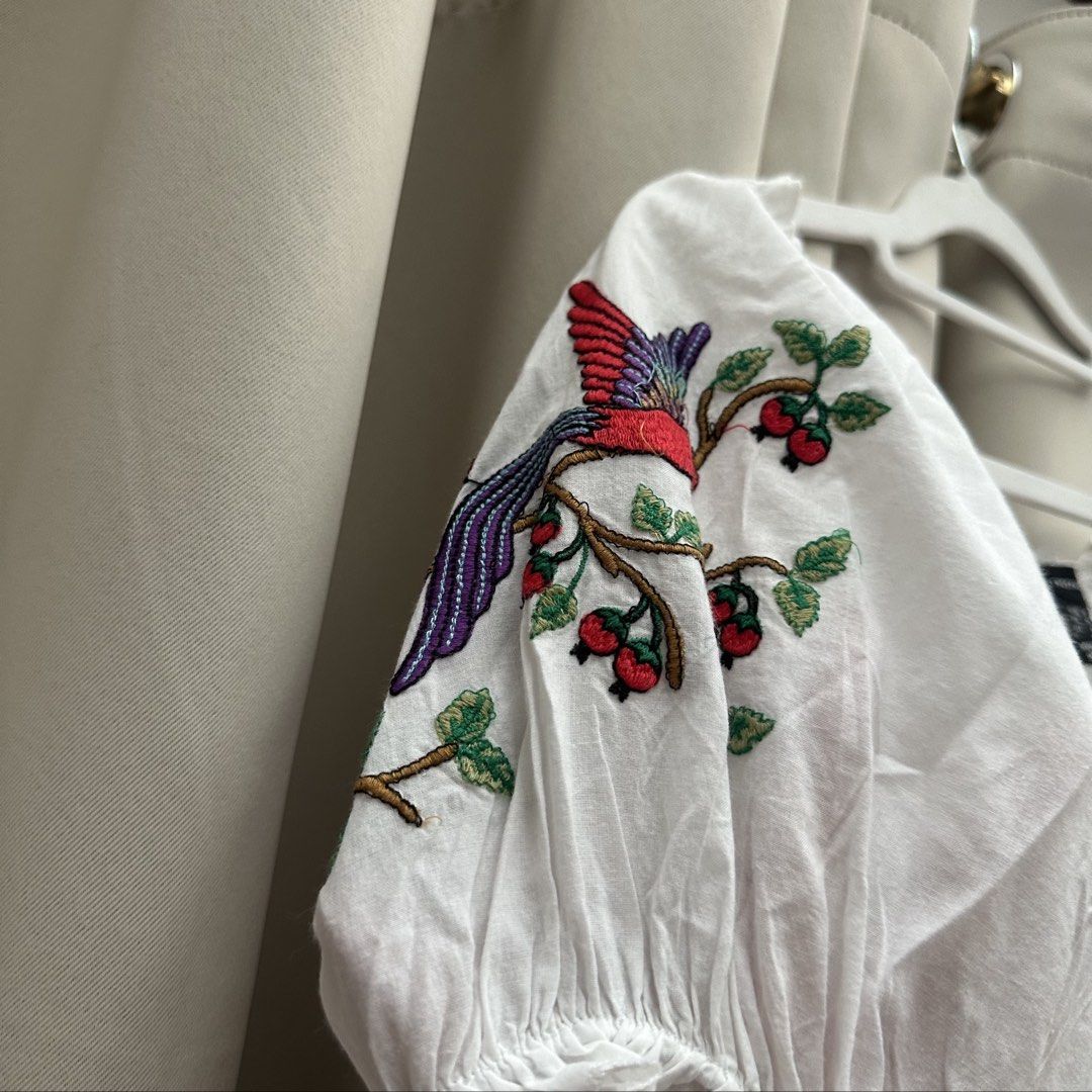 Embroidered Bohemian Top (Category: Blouses) located in Cainta. Submitted by tooonico (Listing ID 1460218603, Image 3). Description: RFS: Decluttering MOP: GCash/Maya/Maribank/UB .