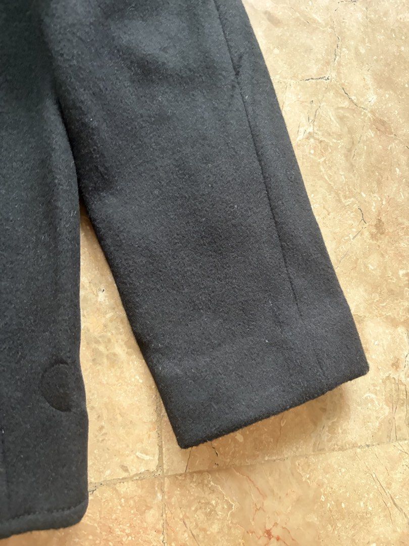 Everlane Collarless Wool Blend Blazer (Category: Coats, Jackets and Outerwear) located in Quezon City. Submitted by tidyup.lara (Listing ID 1460125083, Image 3). Description: Size XXS Shoulder 14” Bust 40” Waist 34” Length 28” Condition 8/10: used but in good condition .