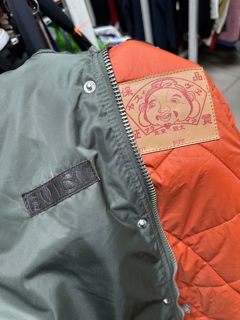 EVISU FUR HOODED PARKA JACKET (Category: Coats, Jackets and Outerwear) located in Subic. Submitted by stuffs_online (Listing ID 1460200747, Image 3). Description: EVISU PARKA JACKET LIKE NEW MED- LARGE WOMENS SMALL MENS P 980.