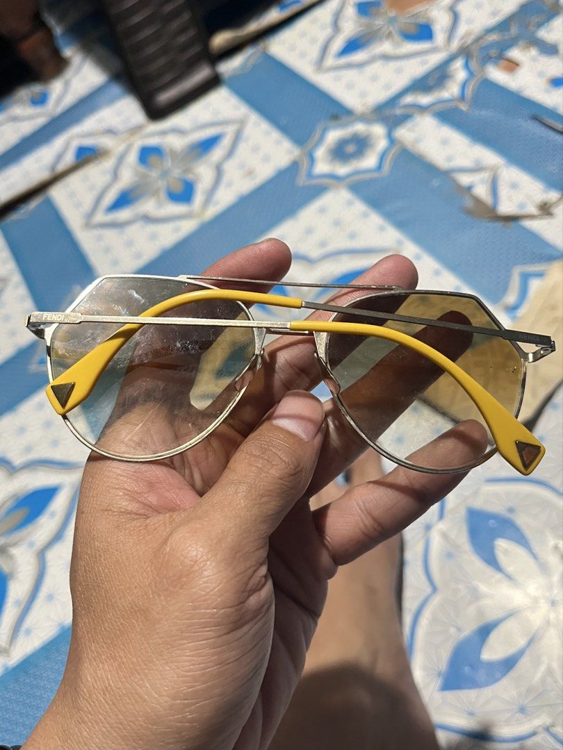 Fendi FF 0194/S (Category: Luxury Accessories) located in City of Isabela. Submitted by ibzagga (Listing ID 1460283896, Image 3). Description: ✨ AUTHENTIC FENDI EYELINE GEOMETRIC SUNGLASSES ✨Level up your eyewear game with this iconic, head-turning piece from Fendi! Features a sleek, light gold geometric metal frame and the unmistakable FF monogram mirror lenses that catch the light perfectly. 🕶️🔥Model: Fendi FF 0194/S (Color Code: DYGEB)Size: 