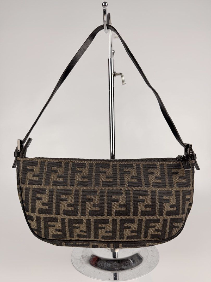 Fendi Zucca Baguette Bag (Category: Luxury Bags & Wallets) located in Cabanatuan. Submitted by Cruel.Thrift.PH (Listing ID 1460251117, Image 2). Description: Fendi Zucca FF Shoulder Bag / Baguette Bag No major issue Flawless 24,999 PHP.