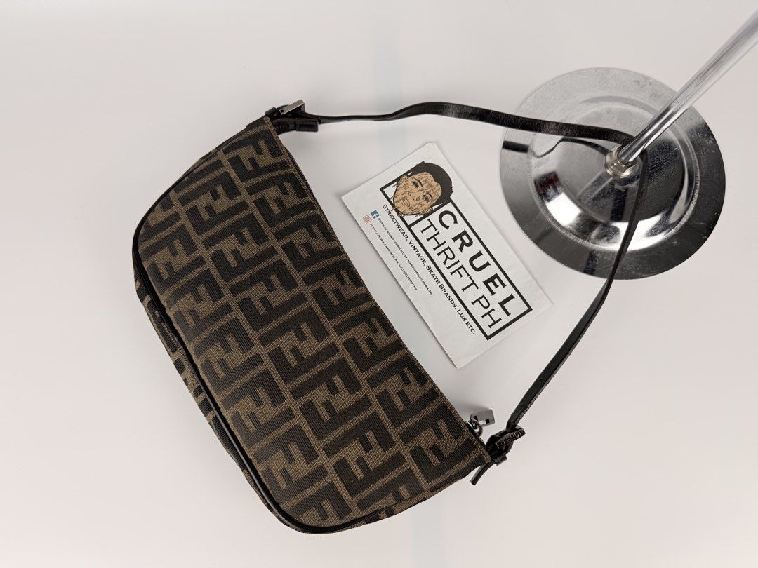 Fendi Zucca Baguette Bag (Category: Luxury Bags & Wallets) located in Cabanatuan. Submitted by Cruel.Thrift.PH (Listing ID 1460251117, Image 1). Description: Fendi Zucca FF Shoulder Bag / Baguette Bag No major issue Flawless 24,999 PHP.