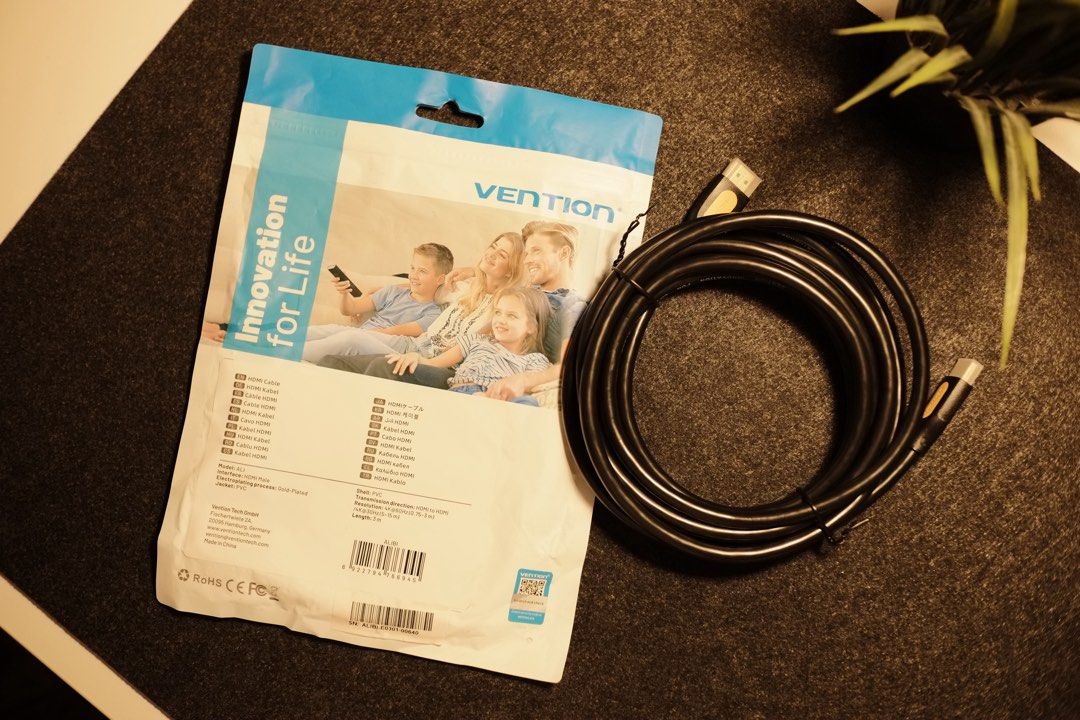 FOR SALE: Vention HDMI 2.0 Cable 3M (Category: Cables & Adaptors) located in Manila. Submitted by brionesrei03152 (Listing ID 1460197863, Image 1). Description: 📌 Brand: Vention 📏 Length: 3 meters ⚡ HDMI 2.0 | 4K @ 60Hz | 18Gbps 🎮 Supports PS5/PS4, Nintendo Switch, Xbox, PC, laptop, TV, monitor, and projector ✨ Brand new 🧾 Bought September 7, 2026 — with receipt 💰 Selling for ₱120 Reason for selling: Bought the wrong cable 😅 📩 PM if intere