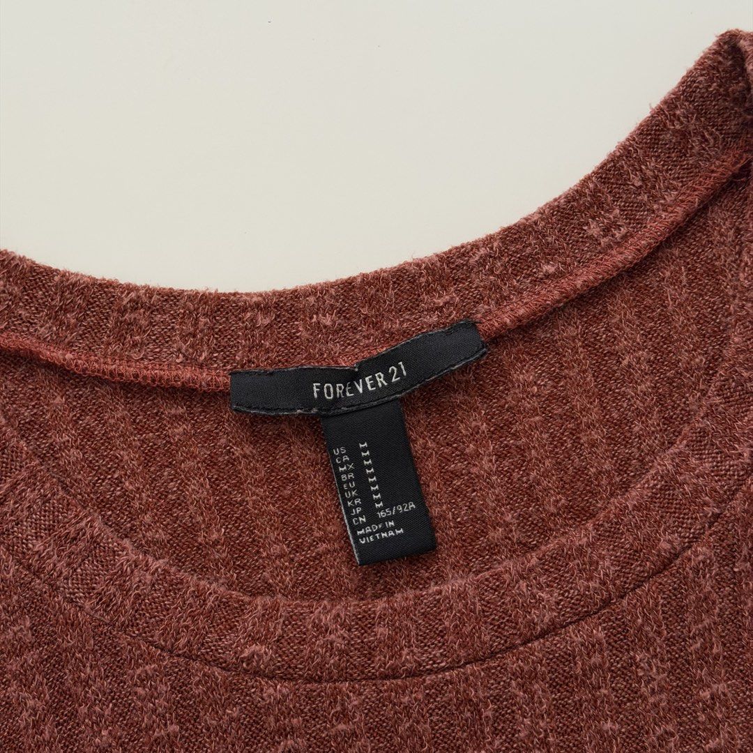 Forever 21 Brick Red Sleeveless Top (Category: Sleeveless) located in Las Pinas. Submitted by francesca.finds (Listing ID 1460208937, Image 3). Description: - LAST PRICE - no photo when worn.