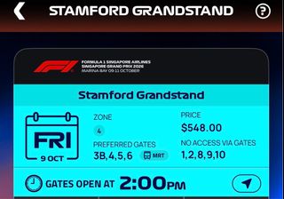 Cheapest F1 tickets on carousell Collection item 3