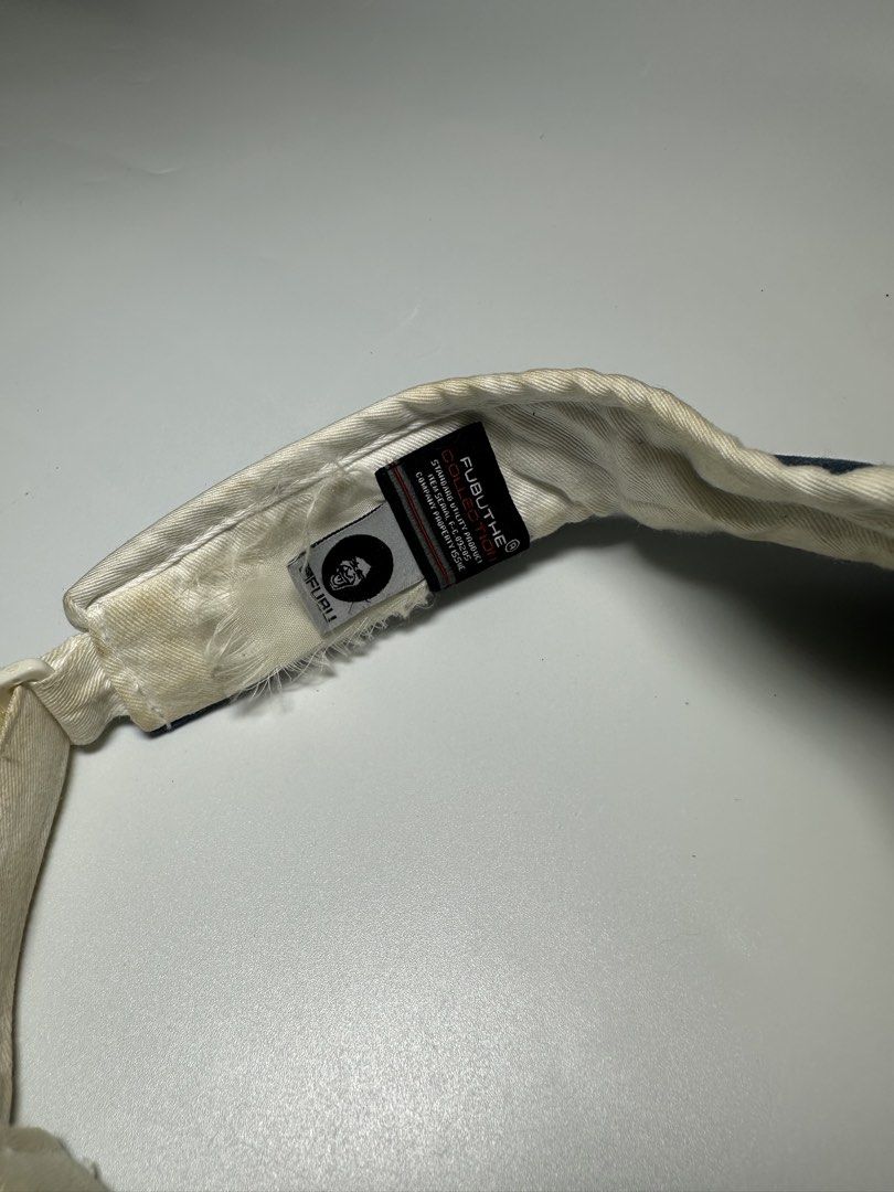 Fubu Jeans y2k Visor Hat (Category: Caps & Hats) located in Bacolod City. Submitted by 2k.archives (Listing ID 1460256485, Image 3). Description: Excellent Condition Issue Removable Stain Needs Wash Authentic y2k Vibes.