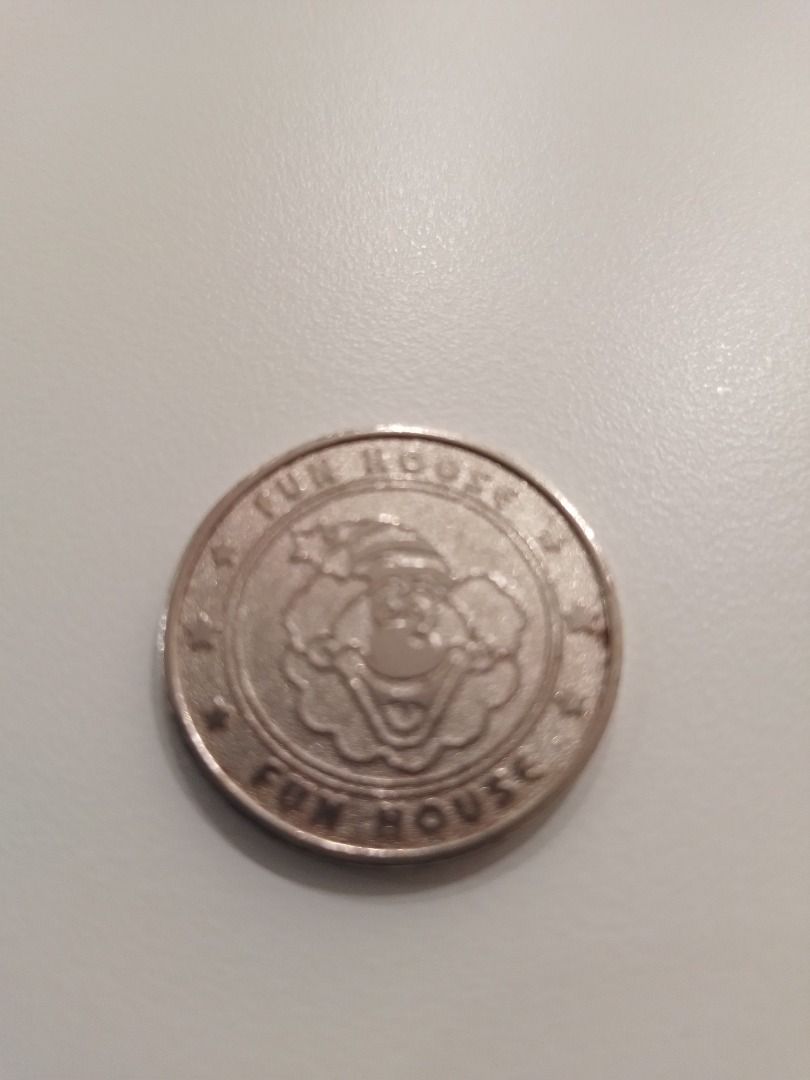 fun house token (A) (for collection purposes only) (Category: Currency) located in Makati City. Submitted by bestverseanofyou (Listing ID 1460105558, Image 3). Description: fun house token (A) (for collection purposes only) -What you see is what you get -Payment needs to be received first before shipping (GCash or Paymaya). COD payment option NOT accepted. -Buyer covers shipping cost. Can only ship with Grab or Lalamove (LBC and other couriers no