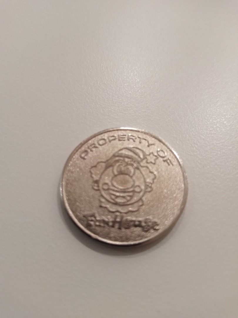 fun house token (B) (for collection purposes only) (Category: Currency) located in Makati City. Submitted by bestverseanofyou (Listing ID 1460105670, Image 1). Description: fun house token (B) (for collection purposes only) -What you see is what you get -Payment needs to be received first before shipping (GCash or Paymaya). COD payment option NOT accepted. -Buyer covers shipping cost. Can only ship with Grab or Lalamove (LBC and other couriers no