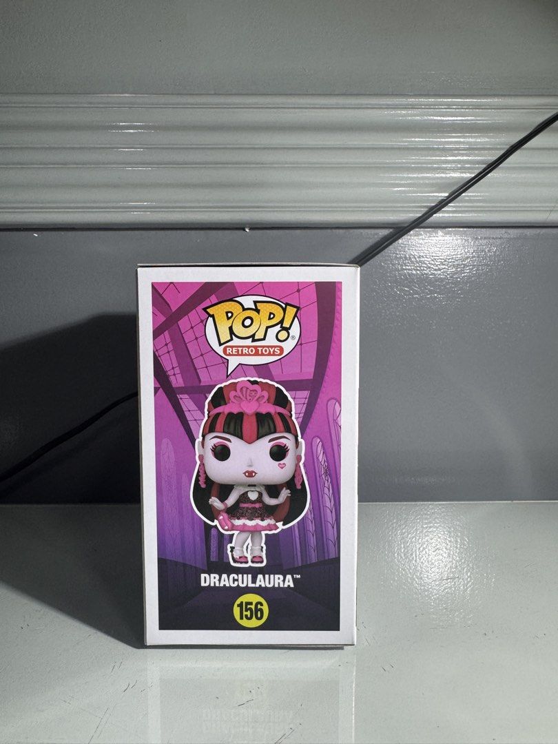 Funko Pop Monster High Draculaura #156 (Category: Figurines & Statues) located in Quezon City. Submitted by garagetoyz01 (Listing ID 1460107059, Image 2). Description: Funko Pop Monster High Dracula #156❗️ Metro Manila 🛵 Delivery via Lalamove Delivery Fee Shouldered by Buyer Meet Up : Sm North Tower , Sm Grand Central & Ayala Cloverleaf (By Schedule) Mode of Payment : Gcash or Cash 🔵⚪️ PM for Details if Interested.