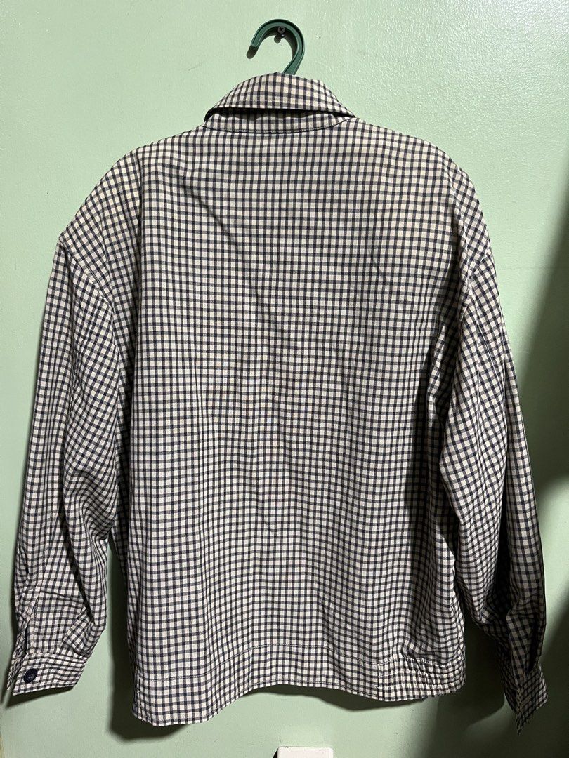 Galaxy Vintage Checkered Bomber Jacket with Embroidered Logo (Category: Coats, Jackets and Outerwear) located in Quezon City. Submitted by jethrohitosis (Listing ID 1460265383, Image 2). Description: - Price: 450 - Dimes: 25 x 23 - Classic checkered bomber jacket - Zip-up front closure - Two convenient side pockets - Subtle embroidered logo on the chest - Elasticated cuffs and hem for a snug fit - Ideal for layering over any outfit - Pairs perfec