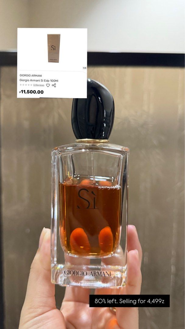 Giorgio Armani Sí (Category: Fragrance & Deodorants) located in Las Pinas. Submitted by mitch_24 (Listing ID 1460208008, Image 1). Description: .