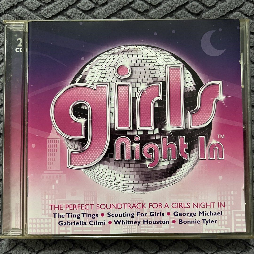 Girls Night In (2-discs) (Category: CDs & DVDs) located in Caloocan City. Submitted by thelittlejewelcase (Listing ID 1460238410, Image 1). Description: featuring artists : Britney Spears Pink Westlife Avrile Lavigne Christina Aguilera Celine Dion Whitney Houston and many many more ‼️.