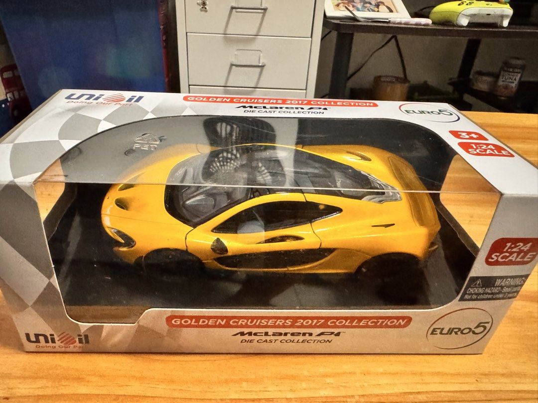 Golden Cruisers 2017 UNIOIL (Category: Vehicle & Diecast Models) located in Quezon City. Submitted by helloandgoodbuy (Listing ID 1460266988, Image 2). Description: ✅ Brand new items. Never taken out of box. ✅ Boxes in great condition. ✅ 5 cars available ✅ 2006 released. ✅ Meet up at Petron Atherton Fairview or SM Novaliches ✅ Delivery via Lalamove (buyer shoulders cost) or LBC (Cash On Pickup) The Cars: 🚗 MERCEDES-BENZ SLS AMG GT3 🚗 LOTUS EVOR