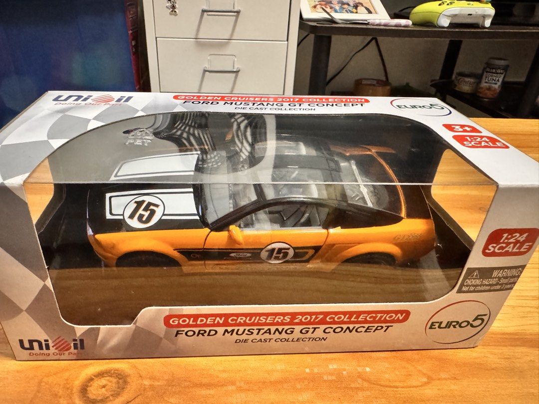 Golden Cruisers 2017 UNIOIL (Category: Vehicle & Diecast Models) located in Quezon City. Submitted by helloandgoodbuy (Listing ID 1460266988, Image 3). Description: ✅ Brand new items. Never taken out of box. ✅ Boxes in great condition. ✅ 5 cars available ✅ 2006 released. ✅ Meet up at Petron Atherton Fairview or SM Novaliches ✅ Delivery via Lalamove (buyer shoulders cost) or LBC (Cash On Pickup) The Cars: 🚗 MERCEDES-BENZ SLS AMG GT3 🚗 LOTUS EVOR