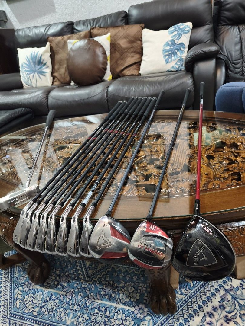Golf Callaway Set (Category: Other Sports Equipment and Supplies) located in Paranaque City. Submitted by manilagolfmarket (Listing ID 1460141875, Image 2). Description: For Sale Callaway Set °Callaway Razr R flex graohite shaft irons °Callaway Diablo woods °Callaway Razr driver °BMW bag included for only 32.3k pick up Bf Paranaque free shipping within MM..