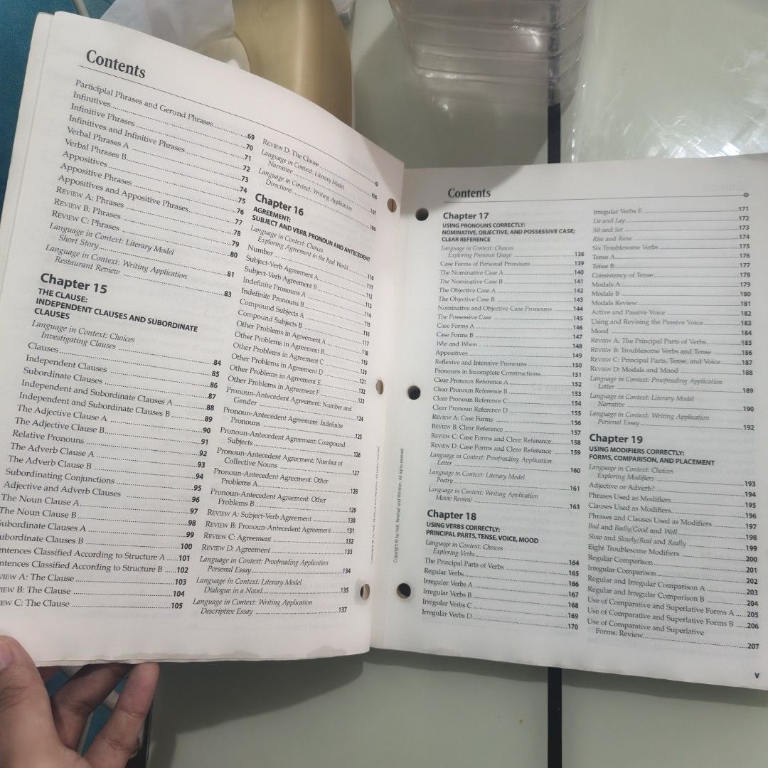 Grammar, Usage, and Mechanics: Language Skills Practice (Category: Textbooks) located in Caloocan City. Submitted by fooleveunder (Listing ID 1460134243, Image 3). Description: by Holt, Rinehart, and Winston English textbook 409 pages.