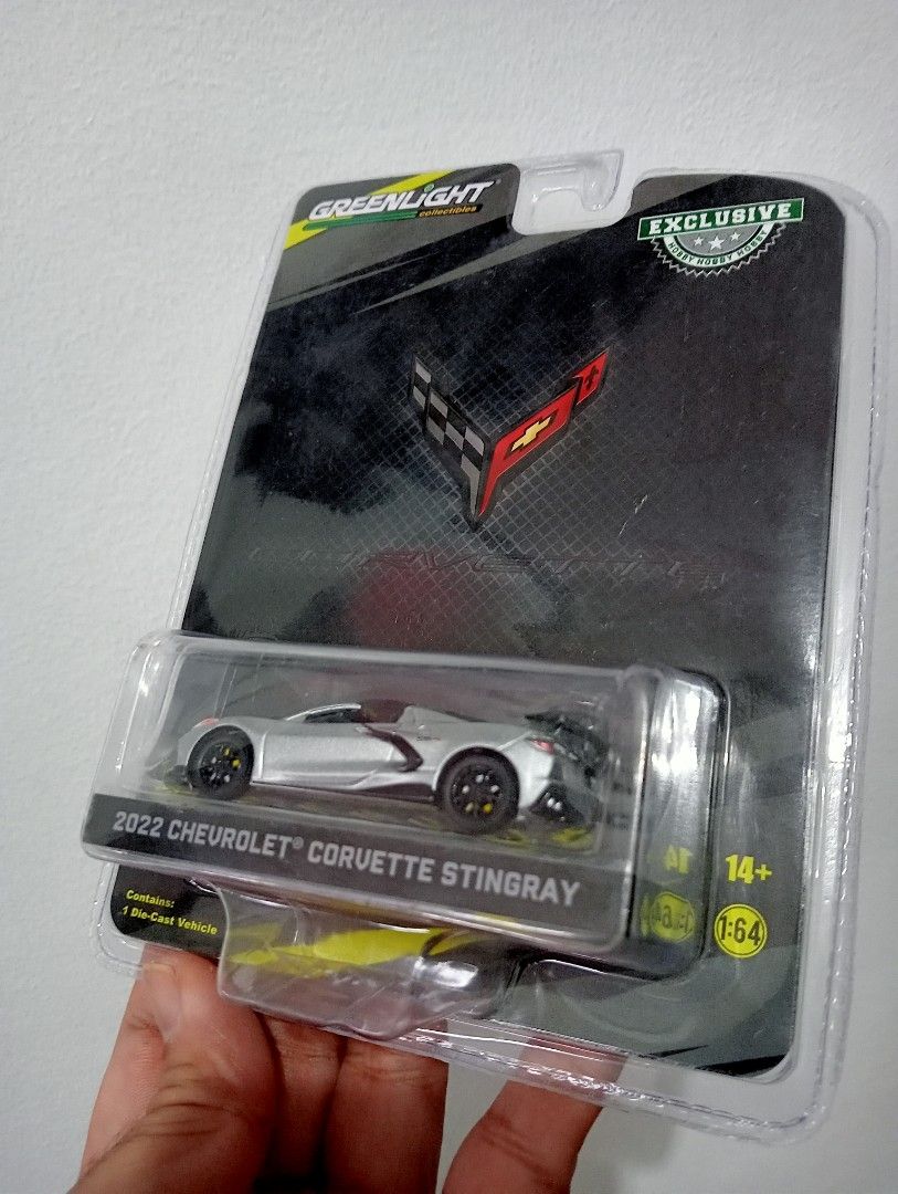 Greenlight 2022 Chevrolet Corvette Stingray (Category: Vehicle & Diecast Models) located in Muntinlupa City. Submitted by mcnigel84 (Listing ID 1460173944, Image 1). Description: - Exclusive Greenlight 2022 Chevrolet Corvette Stingray - Limited Edition - Brand New in Original Packaging - Ideal for Collectors.