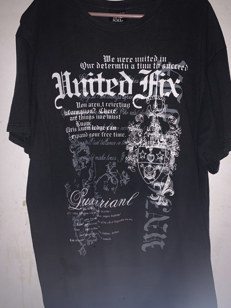 Grunge black t-shirt (Category: Tshirts & Polo Shirts ) located in Manila. Submitted by yukisntevil (Listing ID 1460247098, Image 1). Description: 23x31 XXL on tags black tshirt.