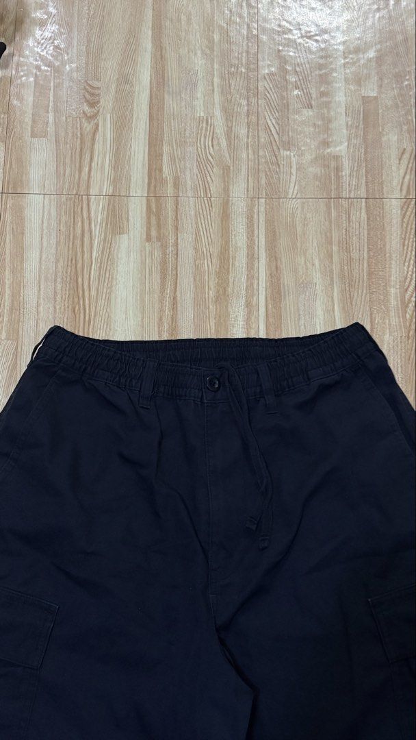 GU Black Cargo Pants Size M (Category: Other Bottoms) located in Makati City. Submitted by lbrn.jms (Listing ID 1460177673, Image 3). Description: - GU Black Cargo Pants - Size: Medium (M) - Features: Elastic waistband with drawstring, multiple side pockets, drawstring hem - Fit: Comfortable - Ideal for: Casual wear.