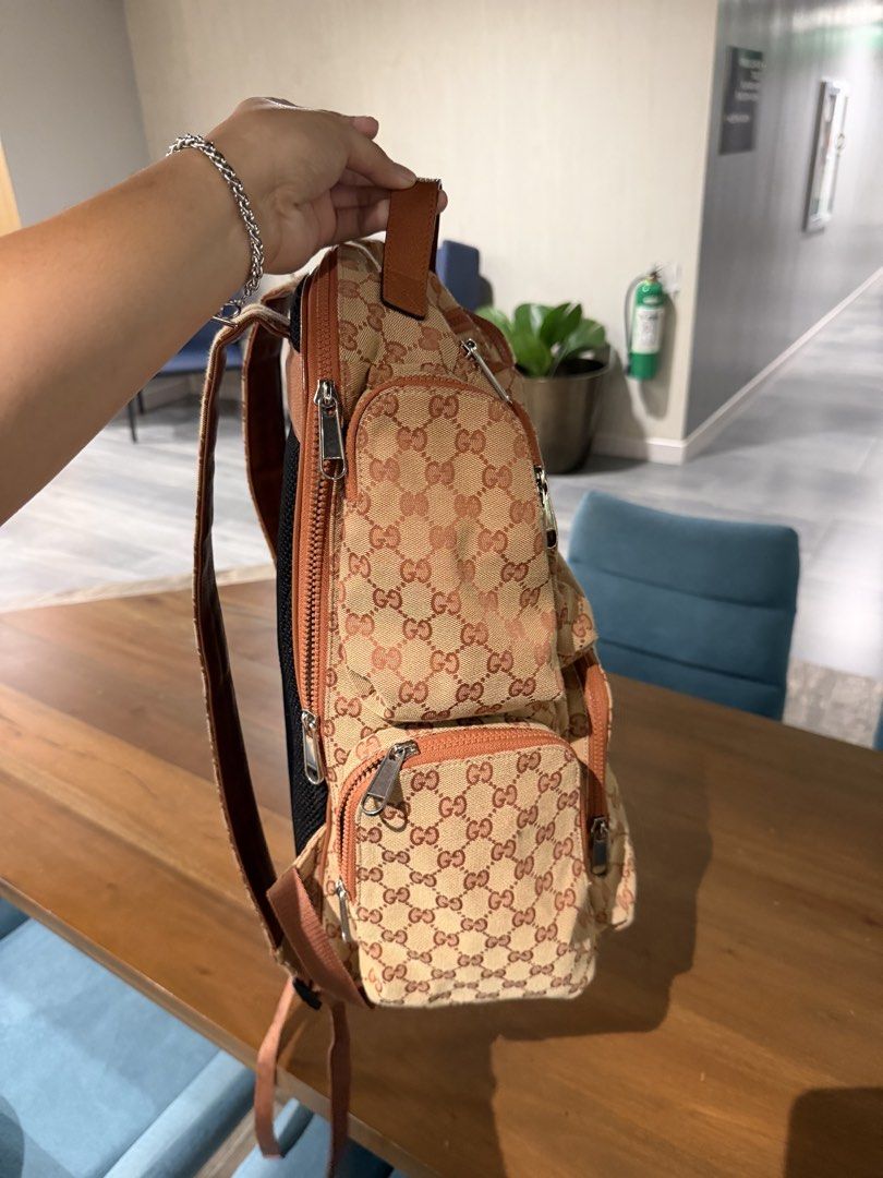 GUCCI X MLB MONOGRAM BACKPACK (Category: Luxury Bags & Wallets) located in Manila. Submitted by azgtrrz (Listing ID 1460249415, Image 3). Description: FOR SALE GUCCI X MLB MONOGRAM BACKPACK LIKE NEW 40,000 php MANILA AREA.