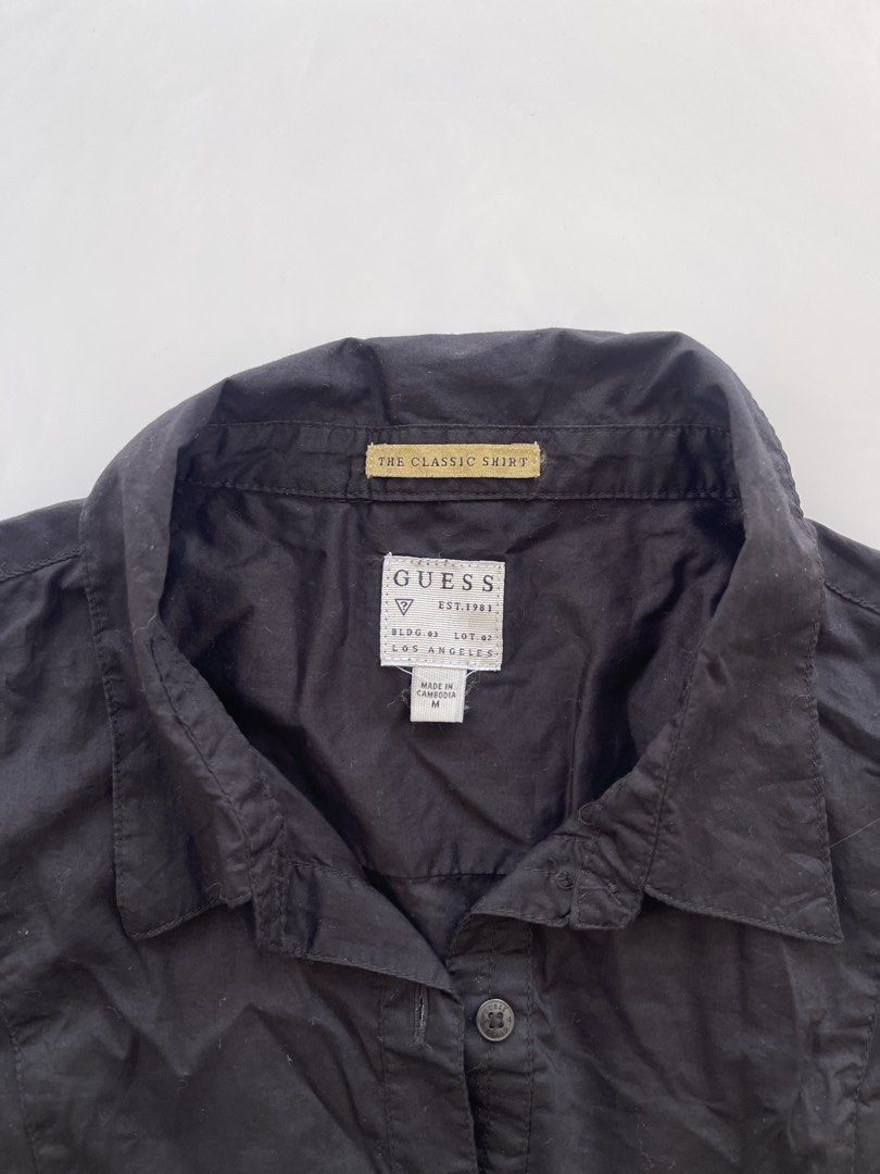Guess Black Polo Longsleeves (Category: Longsleeves) located in Bacolod City. Submitted by euniceclothing_coph (Listing ID 1460260508, Image 3). Description: Like new s-M size No flaws Original.