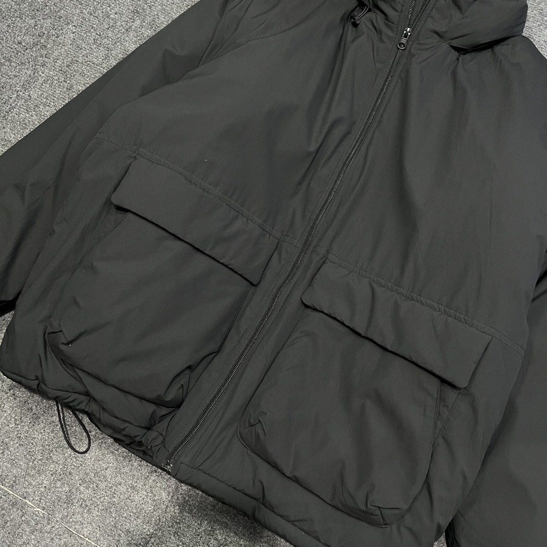 GU/Uniqlo Windproof Stand Collar Puffer (Category: Coats, Jackets and Outerwear) located in Baguio. Submitted by reworn.clo (Listing ID 1460219241, Image 3). Description: GU/Uniqlo Windproof Stand Collar Puffer *packable hood Excellent to as new Width 24-25. Length 28 XL on tag 1880🤝.