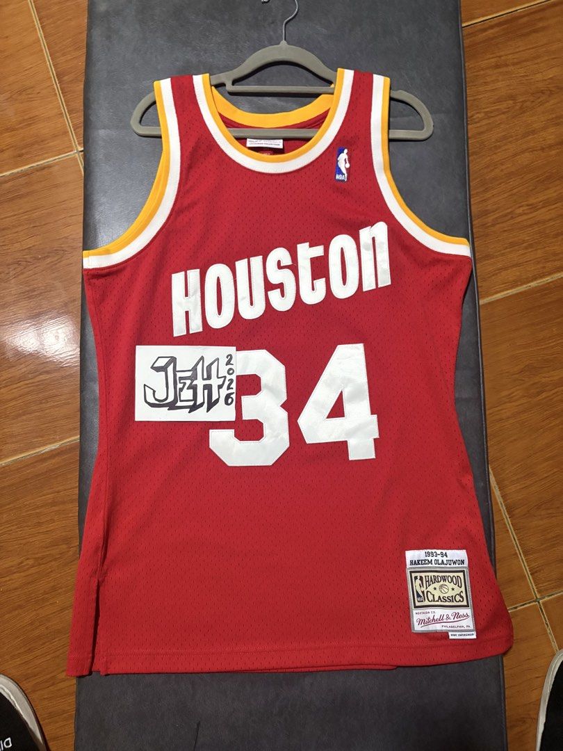 Hakeem Olajuwon Houston Rockets Jersey (Category: Activewear) located in Quezon City. Submitted by onlinedeclutterr (Listing ID 1460209658, Image 1). Description: Size Medium 20x30 2,000 + Shipping (Slightly Negotiable).