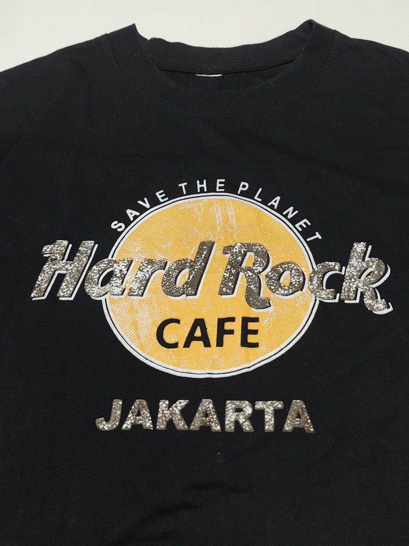 HARD ROCK CAFE JAKARTA EDITION (Category: Tshirts & Polo Shirts ) located in Tumauini. Submitted by znernatpiece (Listing ID 1460194954, Image 2). Description: HARD ROCK CAFE JAKARTA EDITION EXCELLENT CONDITION NO ISSUE ACTUAL DIMENSIONS ON PICTURES +SF.