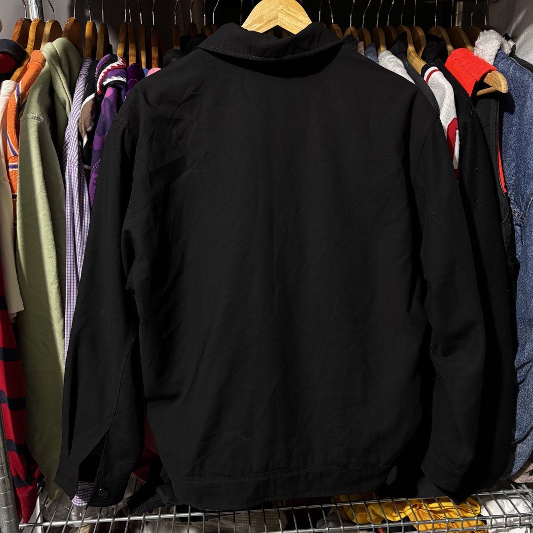 Harrington Jacket Black Very Good Condition (Category: Coats, Jackets and Outerwear) located in Caloocan City. Submitted by bonsatocha43876 (Listing ID 1460254326, Image 3). Description: - Black Harrington jacket - Complete tags included - Measurements: Width 23 inches, Length 26 inches - Ideal for layering.