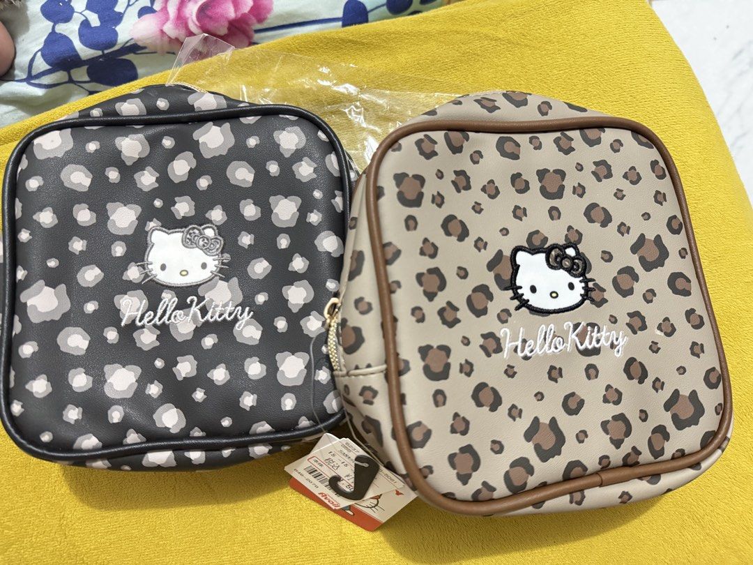 HELLO KITTY POUCH (2pcs) (Category: Purses & Pouches) located in Quezon City. Submitted by sheysheyn22 (Listing ID 1460112470, Image 1). Description: FOR SALE! 🖌️HELLO KITTY POUCH (2pcs) Price Amount- ₱1350.00 Original Price- ¥1650.00 each Brown - Brand New with tag. Black- used item with minimal flaws (see pictures) This is from Japan (Avail Store). Check last pic. for reference 📍Location: Quezon City Payment First before I ship the item. MOP-