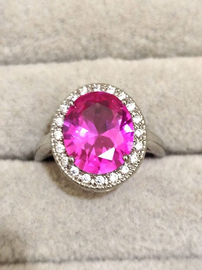 HIGH QUALITY 3 carat Natural Pink Ruby Simple Oval Solitaire Ring (UV REACTIVE!) (Category: Rings) located in Mandaluyong City. Submitted by allaboutgemsandco (Listing ID 1460110454, Image 2). Description: HIGH QUALITY 3 carat Natural Pink Ruby Simple Oval Solitaire Ring (UV REACTIVE!) Stone Size:12mmx9.9mm Ring Size: Adjustable Price: Php 1200 add shipping fee for less than Php 1000 REASON FOR SALE: Clearing out my collection. Stone sourced from