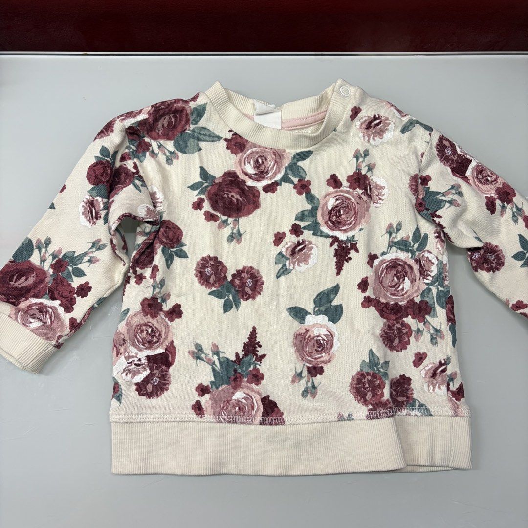 H&M flower sweater (Category: Babies & Kids Fashion) located in Manila. Submitted by coolandchic (Listing ID 1460230503, Image 1). Description: .
