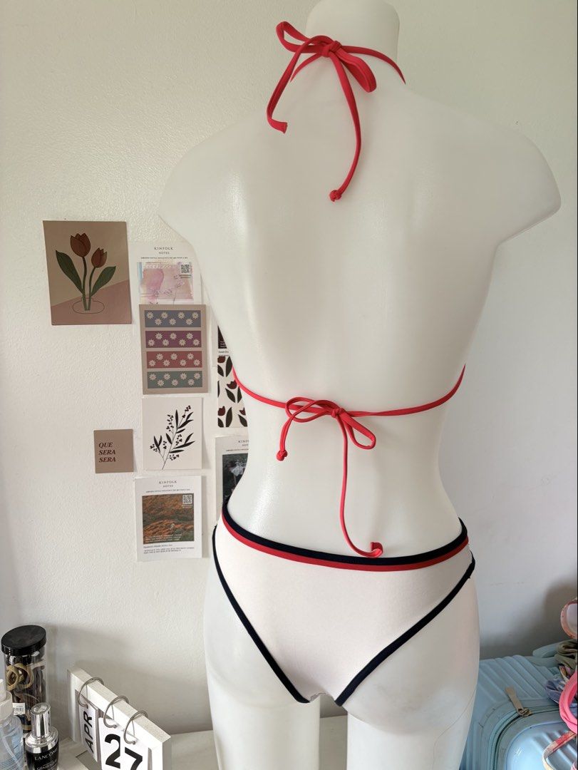h&m set (Category: Bikinis & Swimsuits) located in Manila. Submitted by lavieelle (Listing ID 1460257288, Image 2). Description: - branded swimsuit set - old navy top and h&m bottoms - authentic, bought internationally - best fit small to medium frames - rfs: decluttering .