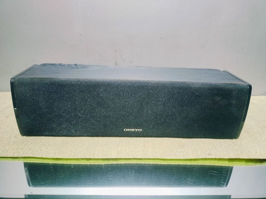 Denon & Onkyo Home Theatre System (Category: Soundbars, Speakers & Amplifiers) located in Dasmarinas. Submitted by carl4323 (Listing ID 1460126459, Image 2). Description: Denon AVR-1910 AV 7.1 Surround Receiver - Perfect for home theater setups - Multi-zone capability - Features a large volume knob and display - Auxiliary Output - Tested and confirmed working - 7.1 Channel Compatible Onkyo SKS-HT728 130W - 2pc Front Speaker 275W x 1050H x 262D mm