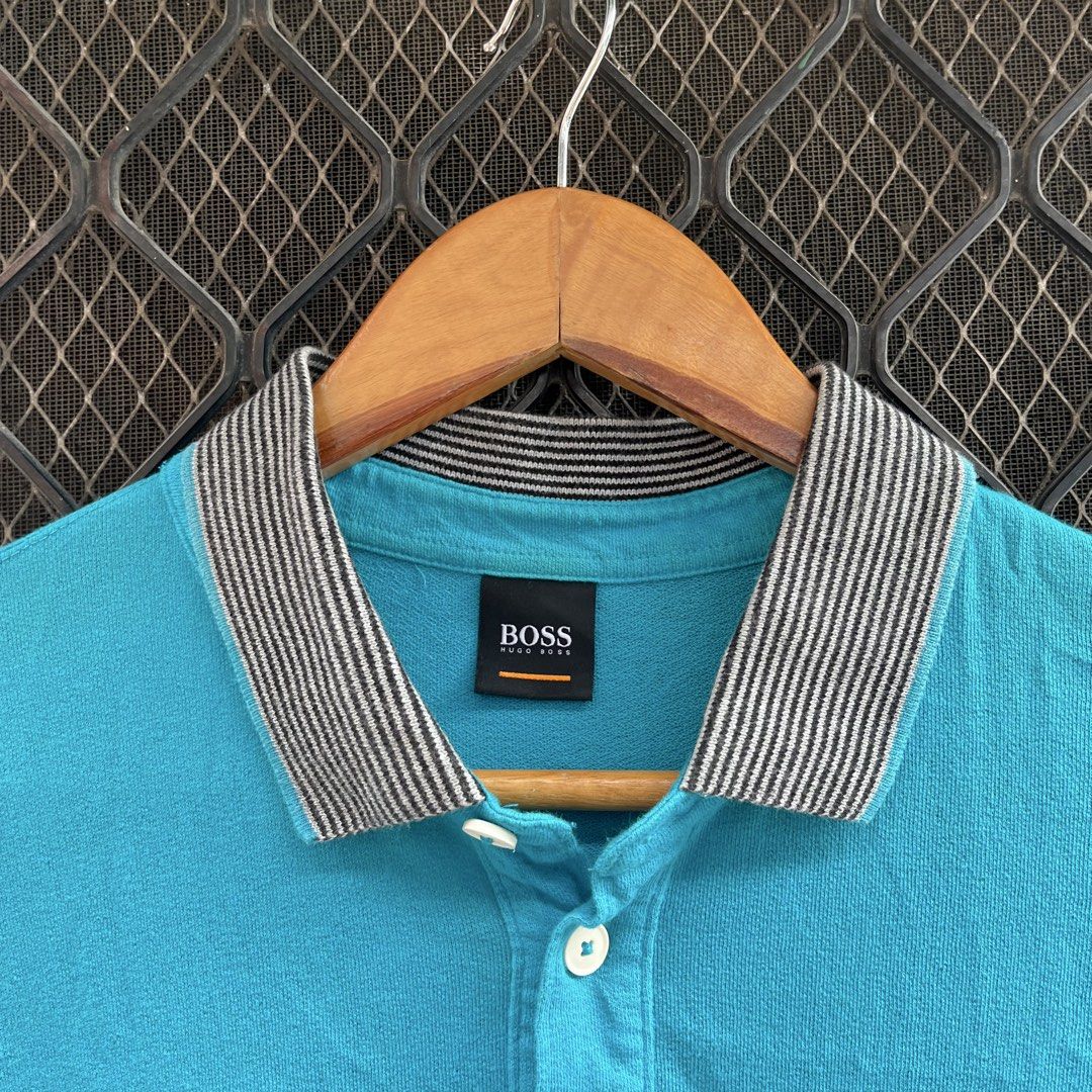 HUGO BOSS polo shirt (Category: Tshirts & Polo Shirts ) located in Taguig. Submitted by scoutandloots (Listing ID 1460131563, Image 3). Description: HUGO BOSS polo shirt • Size: L • 20.5”x27”.