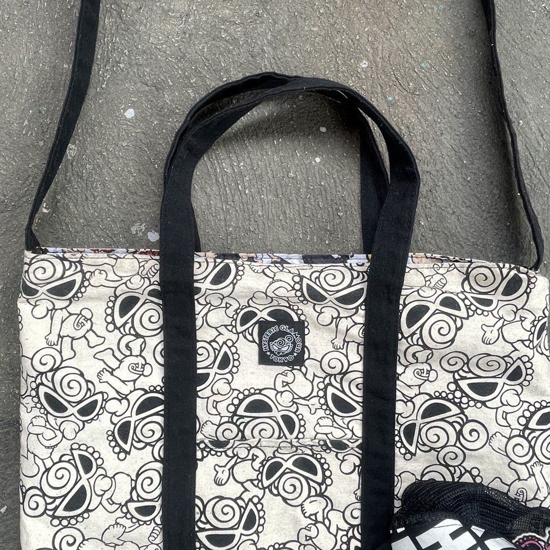 Hysteric Glamour Reversible Tote Bag (Category: Tote Bags) located in Malabon City. Submitted by coponxel (Listing ID 1460209155, Image 2). Description: Hysteric Glamour Reversible Tote Bag 1500.