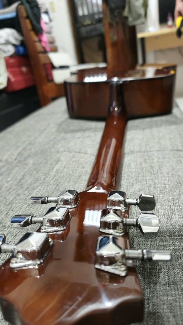 Ibanez Acoustic Guitar (Category: Musical Instruments) located in Manila. Submitted by ejayrocks07 (Listing ID 1460127456, Image 3). Description: - Ibanez Acoustic Guitar - Natural wood finish on body and neck - 6 strings included - Silver-toned tuning pegs - Ideal for beginners or as a reliable acoustic - Ready for strumming.
