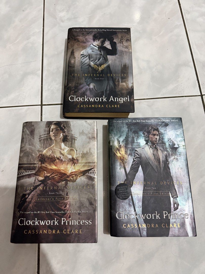 Infernal Devices Trilogy Hardbook - Cassandra Clare (Category: Storybooks) located in Bulacan. Submitted by mariaanaligaya (Listing ID 1460128334, Image 1). Description: - with highlights and annotations - yellowing pages.