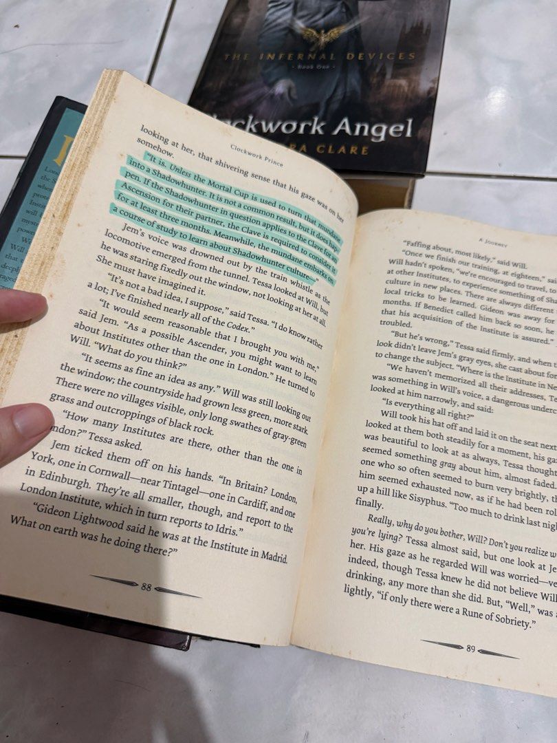 Infernal Devices Trilogy Hardbook - Cassandra Clare (Category: Storybooks) located in Bulacan. Submitted by mariaanaligaya (Listing ID 1460128334, Image 2). Description: - with highlights and annotations - yellowing pages.