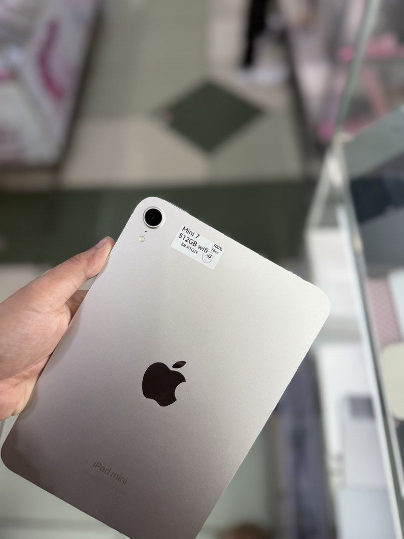 Ipad MINI 7 512GB wifi only no issues 100BH (Category: iPad) located in San Juan City. Submitted by najihahtelecomshop2018 (Listing ID 1460280977, Image 3). Description: Legit Store | Original unit FOR SALE | TRADE / SWAP ▫️INSTALLMENT thru: 🔸Credit Card (straight / installment) 🔸Ggives / Gcredit + 6% interest 🔸Spay Later + 6% interest (RFS: Buy and Sell any kinds of Gadgets) Description: Ipad MINI 7 512GB ( other GB are also available) 100% B