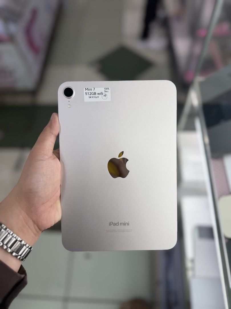 Ipad MINI 7 512GB wifi only no issues 100BH (Category: iPad) located in San Juan City. Submitted by najihahtelecomshop2018 (Listing ID 1460280977, Image 2). Description: Legit Store | Original unit FOR SALE | TRADE / SWAP ▫️INSTALLMENT thru: 🔸Credit Card (straight / installment) 🔸Ggives / Gcredit + 6% interest 🔸Spay Later + 6% interest (RFS: Buy and Sell any kinds of Gadgets) Description: Ipad MINI 7 512GB ( other GB are also available) 100% B