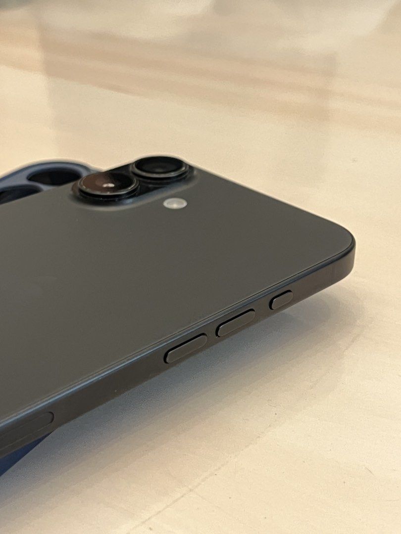 IPHONE 16 PLUS 128GB FU (Category: iPhone 16 Series) located in Dagupan City. Submitted by jagaray_ (Listing ID 1460288081, Image 3). Description: iPhone 16 Plus (Black) • 128GB Storage • ZP/A (Local Variant) • Factory Unlocked ( Any sim ) • NTC Approved 🇵🇭 • 89% Battery Health 🔋 • iOS 26.5 • Face id & Truetone ✅ No history of repair No dents but has paintchips (normal sa color) and Minor scratches sa screen Comes with Original Cord, Case and 